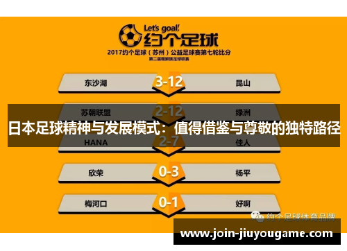 日本足球精神与发展模式：值得借鉴与尊敬的独特路径